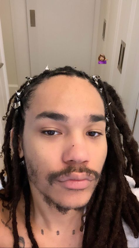 2000s Face Claims, Lukas Sabbat, Locs Growth, Luke Sabbat, Luca Sabbat, Lukka Sabbat, Boy Braids, Luka Sabbat, Face Claims Male