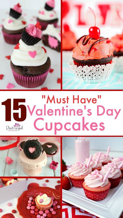 What makes a holiday even MORE special? Why cupcakes, of course! Dig into this awesome list of "must have" Valentine's Day cupcakes to make your Valentine's Day even sweeter! You'll find cream-filled, chocolate-dipped and even super easy Valentine's Day cupcake ideas for those extra lazy days. Enjoy your day of love this Valentine's day and make sure you celebrate with one of these cupcakes! Valentines Recipes Desserts, Valentine Day Cupcakes, Strawberry Mousse, Low Carb Cheesecake, Bakery Ideas, Valentine Desserts, Valentines Cupcakes, Valentines Day Food, Valentine's Day Recipes