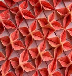 Textile Engineering, Fabric Manipulations, Fabric Folding, Textured Fabrics, Origami Fashion, Fabric Origami, Origami Patterns, Geometric Sculpture, Fun Fabric