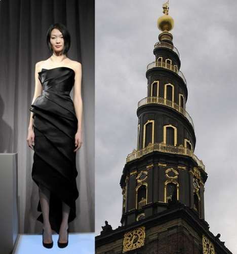 architectural fashion - fashionable architecture Fashion Inspired By Architecture, Architecture Inspired Fashion, Architect Fashion, 2005 Fashion, Structured Fashion, Architectural Fashion, Geometric Fashion, Conceptual Fashion, Fashion Portfolio