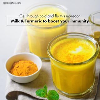 Liebherr Appliances India (@liebherrappliancesindia) • Instagram photos and videos Benefits Of Curcumin, Turmeric Milk Recipe, Curcumin Benefits, Vitamin C Foods, Golden Milk Latte, Turmeric Milk, Turmeric Health Benefits, True Food, Fresh Spices