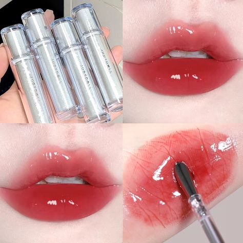 New JudydoLL Mirror Water Light Lip Ice Iron Lip Lacquer Lip Gloss Lipstick Moisturizing Nude Clear Tint Makeup Beauty Cosmetics - AliExpress 66 Lip Plumber, Lip Ice, Tint Makeup, Clear Lipgloss, Rock Sugar, Light Film, Lip Lacquer, Ice Tea, Lip Glaze