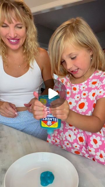 Mackenzie Biehl on Instagram: "Kids love slime and I love that the sensory play triggers their curiosity and stimulates creativity. Michael's has everything someone could need to create slime, the glue, the activator, and the mix-in! Comment SLIME and I'll send you instructions and supplies! 

Glue and the activator! That's it. The trick is to slowly mix in the activator and add more as needed especially when kneading. Then mix in beads, craft smart paint, foam, perler, the possibilities are endless. 

Who's making slime with their kiddos this summer? #MichaelsMakers #EverythingtoCreateAnything @michaelsstores" Making Slime With Friends, Contact Solution Slime, How To Make Slime With Contact Solution, Slime Recipe Glue Contact Solution, Elmer’s Glue Slime Recipe, Slime No Glue, Making Slime, Slimes Supplies, Foam Slime