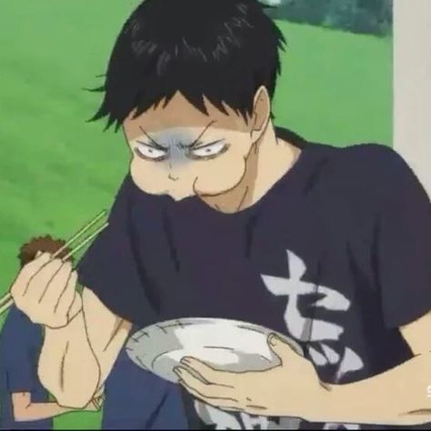 Kageyama Eating, Funny