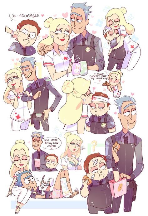 Rick X Diane Fanart, Diane Sanchez Fanart, Rick X Diane, Rick And Diane, Diane Sanchez, Rick And Morty Comic, Rick I Morty, Rick And Morty Characters, Rick And