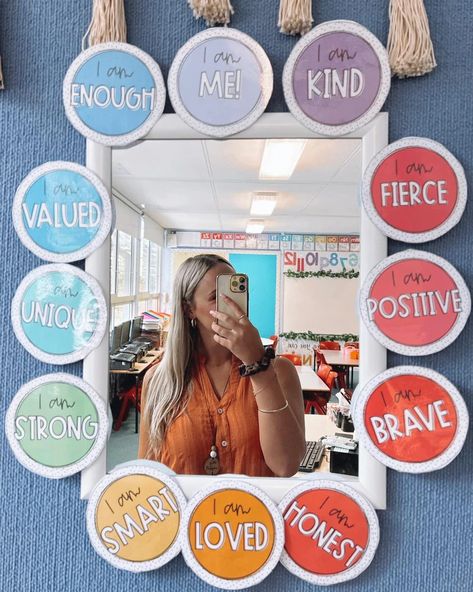 Counselling Room, Beautiful Classroom, 2023 Classroom, School Wall Decoration, Neutral Classroom Decor, School Counseling Office, Counselors Office Decor, Boho Rainbow Classroom, School Improvement