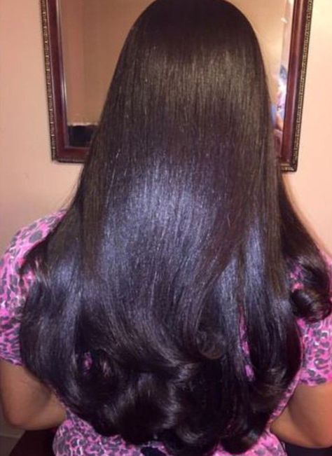 Jet Black Buss Down, Italian Yaki Hair, Yaki Straight Hair, Jet Black 30 Inch Buss Down, Long Shiny Black Hair, Yaki Hair, Peruvian Hair, Hair, Beauty