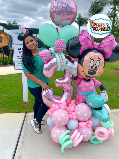 Minnie Mouse Balloon Ideas, Minnie Mouse Birthday Party Ideas 3rd, Minnie Mouse Birthday Theme, Minnie Mouse Party Decorations, Minnie Mouse Theme Party, Minnie Mouse Balloons, Minnie Mouse Birthday Party Decorations, Minnie Mouse Birthday Decorations, Minnie Mouse Birthday Cakes