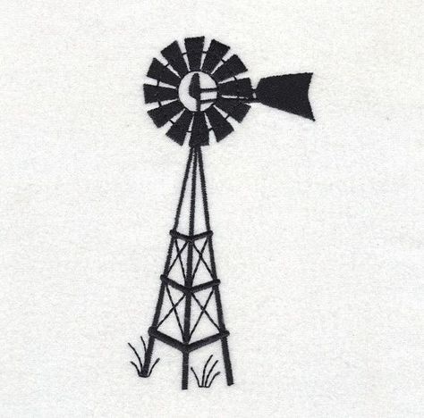 Paint Plates, Windmill Tattoo, Windmill Drawing, Farm Tattoo, Grandpa Tattoo, Small Windmill, Drawings To Trace, Farm Windmill, Windmill Art