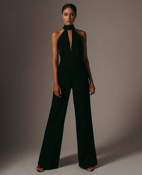 Formal Jumpsuits For Women Classy, Black Jumpsuit Outfit Night, Jumpsuit Elegant Chic, Jumpsuit Elegant Formal, Semi Formal Outfits For Women, Jumpsuit Outfit Wedding, Classy Jumpsuit Outfits, Jumpsuit Styles, Styles For Summer