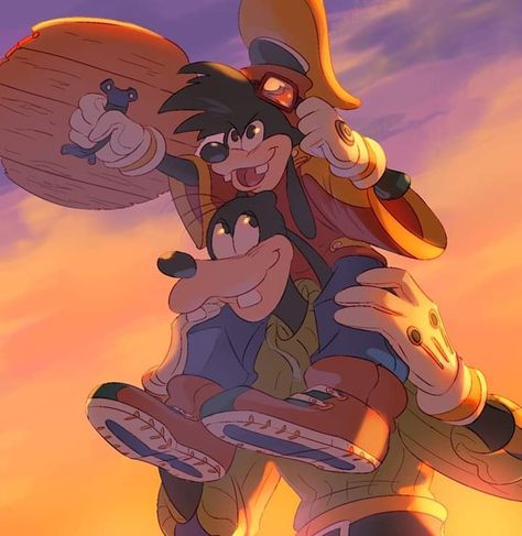 Goofy Kingdom Hearts, Disney Kingdom Hearts, Kingdom Hearts Fanart, Disney Kingdom, Kingdom Hearts Art, Kingdom Heart, Goofy Movie, Kingdom Hearts 3, Pinturas Disney