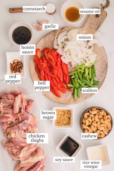 Thai Cashew Chicken - Busy Cooks Chicken And Cashew Recipe, Cashew Nut Chicken Thai, Thai Cashew Sauce, Thai Chicken Cashew Stir Fry, Chicken Cashew Recipes, Thai Cashew Chicken Recipe, Cashew Nut Chicken, Chicken With Cashews, Cashew Chicken Sauce