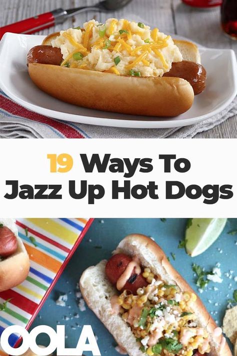 Ways To Make Hot Dogs, Types Of Hot Dogs, Street Hot Dogs, Gourmet Hotdogs, Hot Dog Sauce Recipe, Grilled Brats, Hot Dog Chili Sauce, Hot Dog Sauce, Grilling Hot Dogs