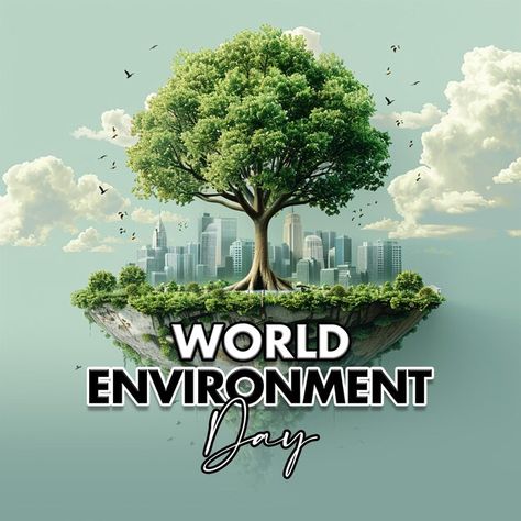 A poster for world environment with a tr... | Premium Psd #Freepik #psd Tree Planting Poster, Eco Friendly Poster, World Environment Day Posters, Happy World Environment Day, Best Books For Men, Hr Consulting, Love The Earth, City Background, World Environment Day