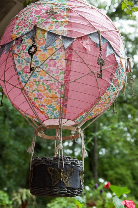 A Hot Air Balloon decoration for my granddaughter’s room – All Sparkled Up Hot Air Balloon Decoration, Air Balloon Decoration, Paper Balloons, Fire Balloon, Uplifting Sayings, Balloon Lanterns, Hot Air Balloon Craft, Diy Hot Air Balloons, Air Ballons