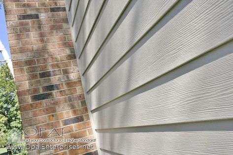 James Hardie Monterey Taupe Cedarmill Siding Next To A Brick Chimney - Traditional - Exterior - Chicago - by Opal Enterprises, Inc. | Houzz Hardie Monterey Taupe, Hardie Board, Brick Chimney, James Hardie, Exterior House Color, Traditional Exterior, Ground Level, House Color, St Charles