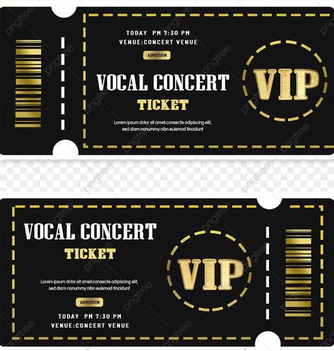 Golden Ticket Template, Vip Concert, Red Ticket, Concert Ticket Template, Minimalist Card, Concert Ticket, Purple Cards, Ticket Design, Minimalist Cards