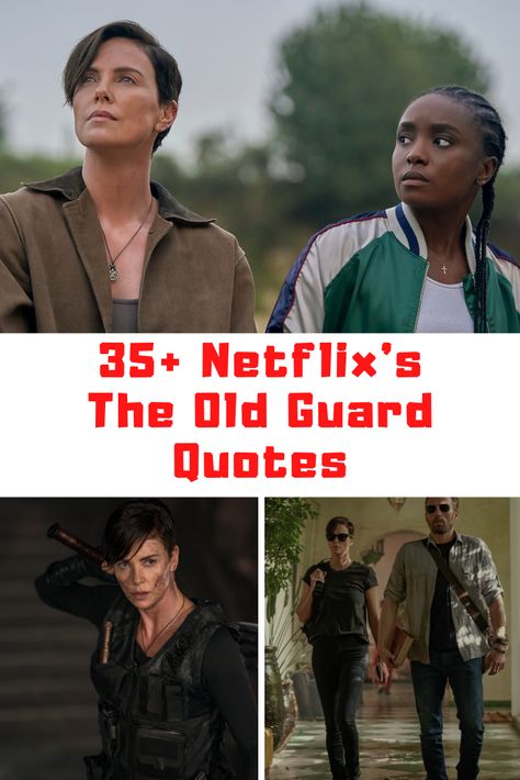 Netflix The Old Guard Quotes #Netflix #TheOldGuard #moviequotes #quotes Old Guard Movie, Hamilton Musical Quotes, Guard Quotes, Club Quote, New Netflix Movies, The Old Guard, Old Guard, How To Speak Russian, Gonna Miss You