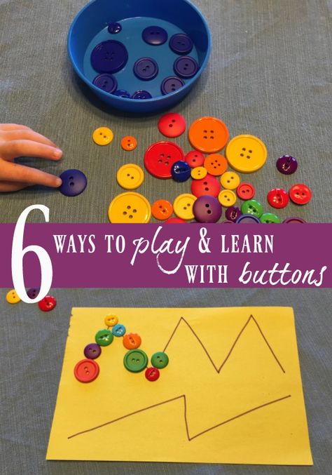 6 button activities for kids (I love #1!) Button Activities, Space Activities For Kids, Fine Motor Activities For Kids, Confidence Kids, Teaching Toddlers, Creative Curriculum, Fine Motor Skills Activities, Motor Skills Activities, Easy Activities