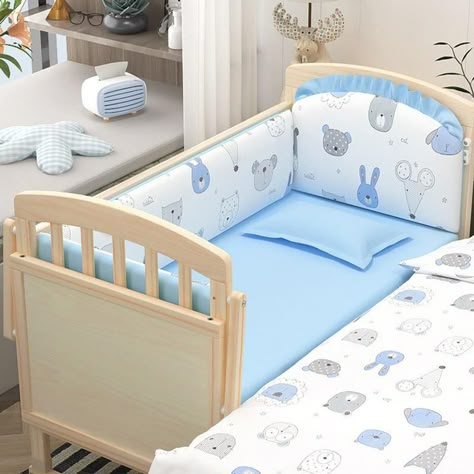 Baby Bad Design, Baby Bed Design, Baby Boy Bed, Chest Of Drawers Decor, Baby Crib Designs, Newborn Baby Bedding, Baby Crib Diy, Newborn Bed, Toddler Boy Room Decor