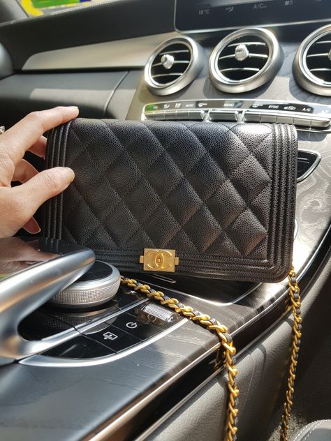 Chanel Boy Woc, Bag Wishlist, Chanel Classic Flap Bag, Dream Bag, Lil Boy, Classic Flap Bag, Luxury Bag, 2024 Vision, Chanel Boy