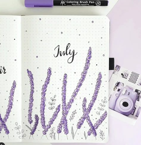 Journal Spreads Ideas, July Bullet Journal, Artist Hue, March Bullet Journal, Bullet Journal Monthly Spread, Bullet Journal Spreads, Bullet Journal Font, Journal Fonts, Bullet Journal Banner