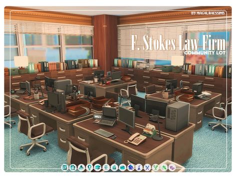 Sims 4 Medical School Build, Sims 4 Office Build, Sims 4 Office Building Lot, Sims 4 Business Lots, Sims 4 Dormitory, Sims 4 Law Firm, Sims 4 Cc Lawyer, Sims 4 Highschool Build, Sims 4 Office Building