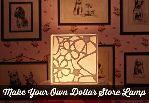 Make a lamp by using foam core board from the dollar store. Create a high end look for pennies! Foamboard Crafts, Foam Board Projects, Foam Board Crafts, Make A Lamp, Core Board, Foam Boards, Lamp Diy, Chic Lighting, Budget Crafts