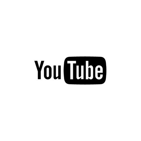 You Tube Icon White, I Phone Icons, White App Icons Youtube, Youtube Aesthetic Icon, White Youtube Icon, White Iphone Icons, Youtube Icon Aesthetic, Pages Icon, White Icons For Apps