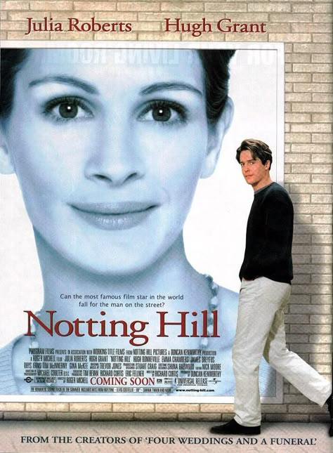 Notting Hill Movie, Gina Mckee, Romance Movies Best, Movies Worth Watching, Hugh Grant, Chick Flicks, Romantic Movies, Julia Roberts, Notting Hill