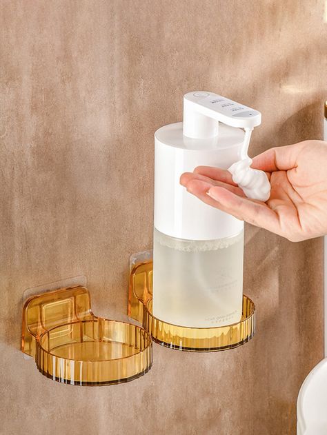 Soap Dispenser Tray, Lotion Storage, Organized Bathroom, Hanging Jars, Wall Mounted Soap Dispenser, Sink Soap Dispenser, Lotion Containers, Wine Bottle Rack, Dish Soap Dispenser