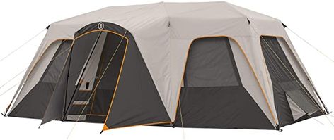 Amazon.com : Bushnell Shield Series 6 Person / 9 Person / 12 Person Instant Cabin Tent (6 Person) : Sports & Outdoors Large Family Camping, Boondocking Rv, Pop Up Camping, Tents For Camping, Instant Tent, Camping Must Haves, Large Tent, Family Tent Camping, Cabin Tent