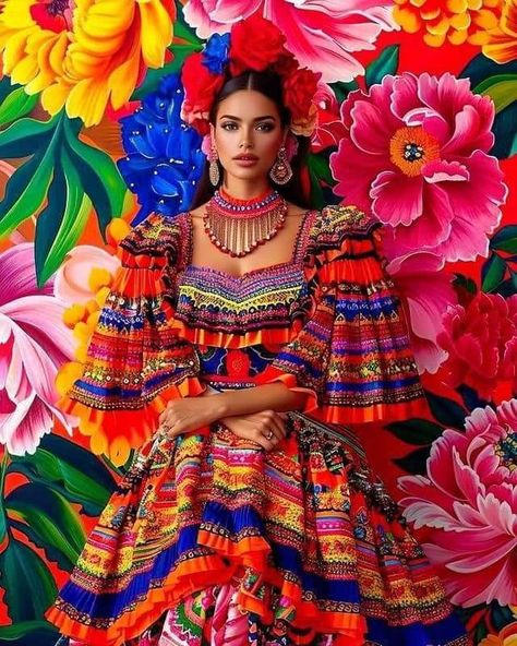 Mexican Modern Dress, Freda Calo, Modern Photoshoot, Mexican Inspiration, Mexican Outfits, Outfit Mexicano, Mexican Aesthetic, Backdrop Inspiration, Mexico Dress