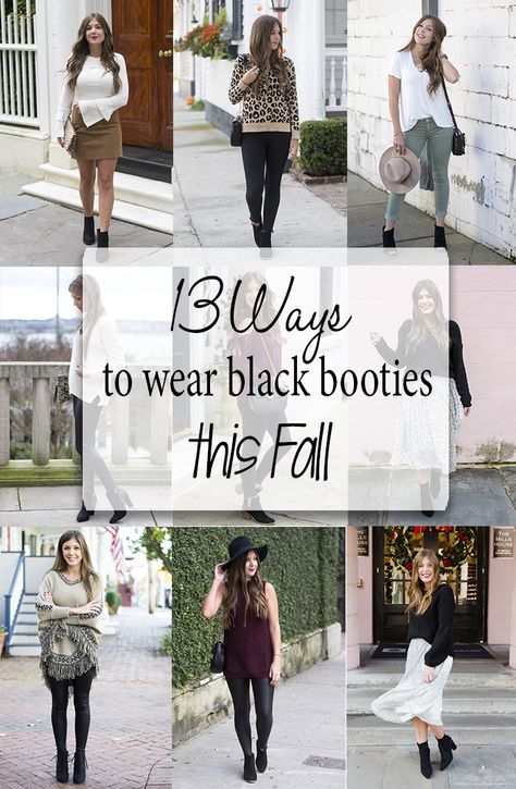 Black Booties Outfit Fall Ankle Boots, Black Booties Outfit Work, Black Booties Outfit Winter, Black Booties Outfit Fall, Outfits With Black Booties, Booties Outfit Winter, Ankle Booties Outfit, Black Booties Outfit, Booties Outfit Fall