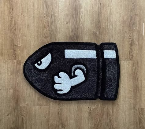 Small Kaws Rug, Tufted Rug Gaming, Rug Tufting Design Ideas, Custom Rug Design Ideas, Grunge Rugs, Easy Rug Tufting Ideas, Shoe Rug, Apartment Rugs, Hypebeast Room