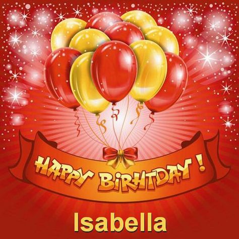 Happy birthday isabella!!! Hope u have fun today love u 😘 @debbiea1986 Birthday Cards With Balloons, Cards With Balloons, Free Happy Birthday Cards, Birthday Cards Images, Happy Birthday Greetings Friends, Happy Birthday Celebration, Birthday Wishes Messages, Happy Birthday Pictures, Birthday Blessings