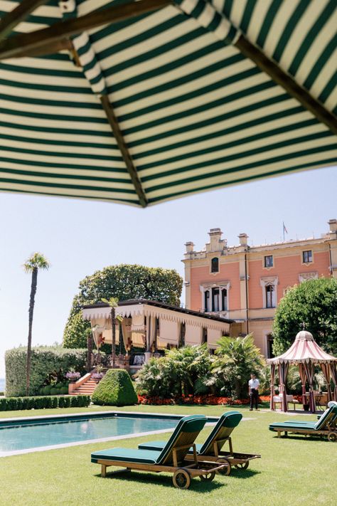 Wedding Weekend At Villa Feltrinelli in Lake Garda, Italy - Julia Berolzheimer Paris In The Summer, Lake Garda Italy, Entertaining House, Outdoor Baths, New England Homes, Patio Makeover, Lake Garda, Back Patio, Wedding Weekend