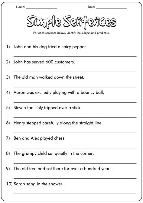 Simple Sentences for Kindergarten Worksheet in 2024 | Kindergarten worksheets, Picture writing prompts, Sentences kindergarten Simple Sentences For Kindergarten, Sentences For Kindergarten, Simple Sentences Worksheet, Build Sentences, Writing Worksheets Kindergarten, Sentence Building Worksheets, Sentences Kindergarten, Writing Sentences Worksheets, Sentence Building Activities