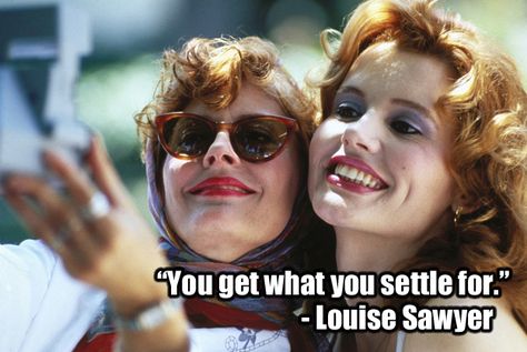 Thelma & Louise (1991) | 22 Of The Most Powerful Quotes Of Our Time Thelma And Louise, Emily Watson, Geena Davis, Thelma Louise, Sofia Loren, Edward Norton, Kim Basinger, Septième Art, Image Film