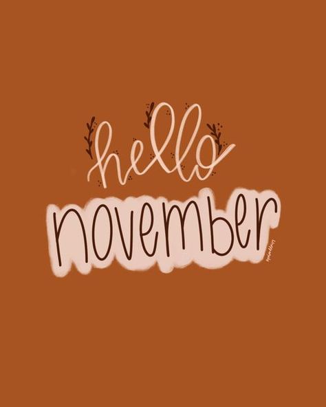 𝙾𝙿𝙰𝙻 & 𝙳𝙰𝙸𝚂𝚈 𝔻𝔼𝕊𝕀𝔾ℕ𝕊 on Instagram: "happy first day of november! 🍂 it’s hard to believe this year is coming to an end. the holiday season is upon us & im here for it! love these cozy months 🤎 be sure to check out my shop for all your thanksgiving day gear! 🦃" First Day Of November, Sweet November Wallpaper, Happy November Images, November First, Its November, November Widget, Happy New Month November Flyer Design, November New Month Design, November Aesthetic Cozy