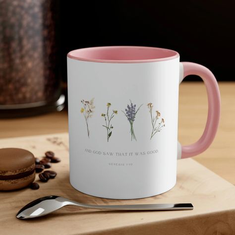 Nature Mug, Cupping At Home, Bible Verse Gifts, Creative Box, Floral Mug, Flower Mug, Ceramic Shop, Mug Art, Doodle Designs