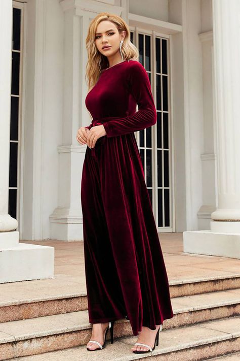 Velvet dress outfit casual