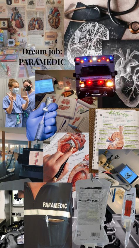 Paramedicine Aesthetic, Future Paramedic, Loyalty Aesthetic Pics, Paramedic Vision Board, Emt Vision Board, Paramedic Student Aesthetic, Paramedic Science, Emt Class Aesthetic, Paramedic Wallpaper Iphone