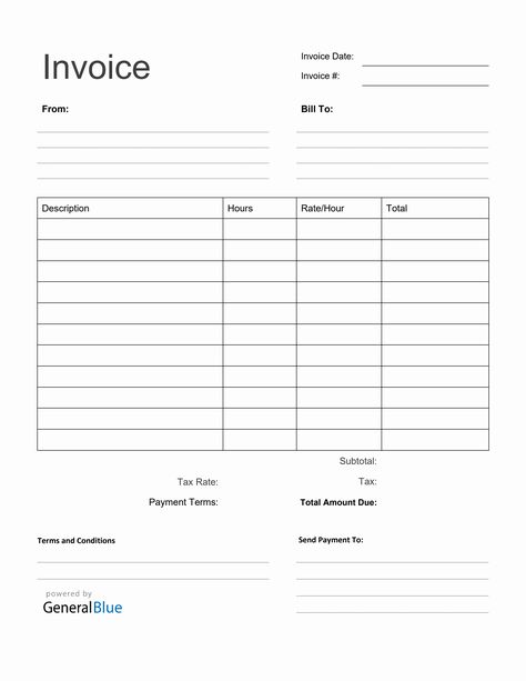 Blank Invoice Template in PDF Printable Microsoft Word Invoice Template, Freelance Invoice Template, Freelance Invoice, Invoice Example, Invoice Format, Invoice Design Template, Printable Invoice, Invoice Template Word, About Blank