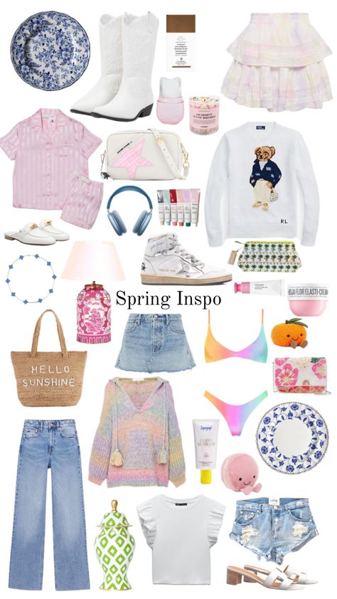 Spring wishlist inspo - TikTok “laurentaylorpink” #moadboard Kendra Scott X Love Shack Fancy, Loveshackfancy Kendra Scott, Erika Diane, Girl Wishlist, Spring Wishlist, Preppy House, Preppy Gifts, Wishlist Ideas, Cool Gifts For Teens