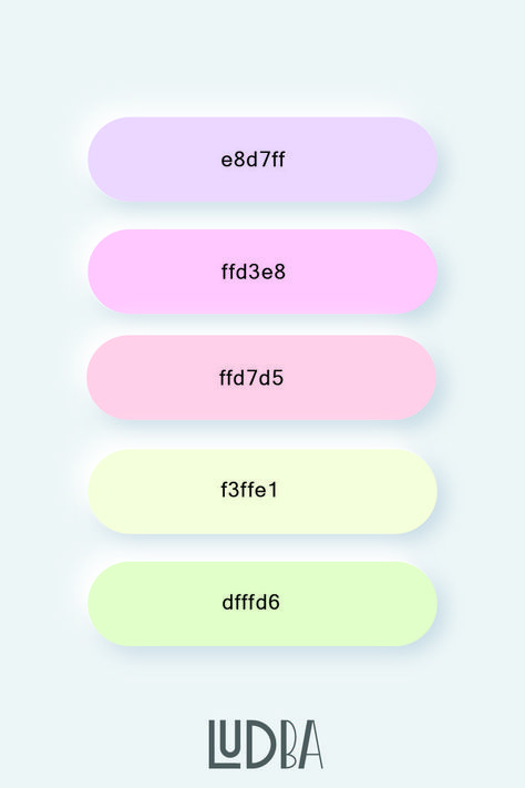 Style Tips And Tricks, Flat Color Palette, Ui Color, Gradient Color Design, Illustration Lettering, Color Design Inspiration, Hex Color Palette, Color Schemes Colour Palettes, Hex Color Codes