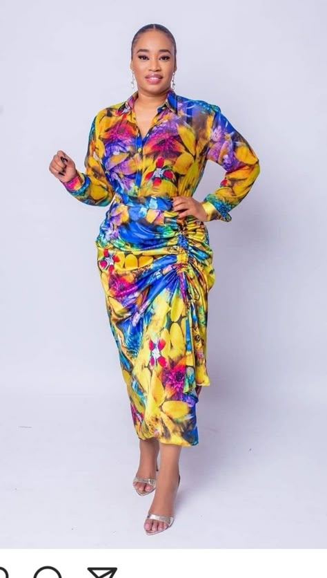 Flower Material Styles For Ladies, Flower Material Gown Styles In Nigeria, Ankara Maxi Dress Classy 2022, Latest Ankara Styles 2022 Gown, Adire Styles For Ladies 2022, African Fabric Dress, African Dresses For Kids, African Wear Dresses, African Print Dress Designs