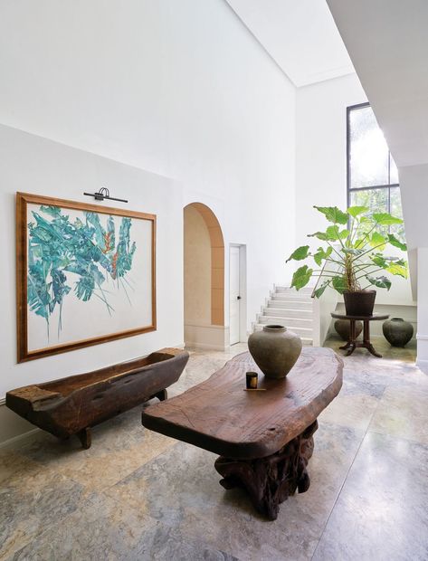 A Peek Inside Jet Acuzar's Home Where Filipino Artistry And Craftsmanship Reign Supreme | Tatler Philippines Filipino Decor Interior Design, Filipino Contemporary Interior Design, Filipino Home Interiors, Philippine Interior Design, Filipino Living Room, Traditional Filipino House, Goa Interiors, Filipino Home Decor, Modern Filipino Interior