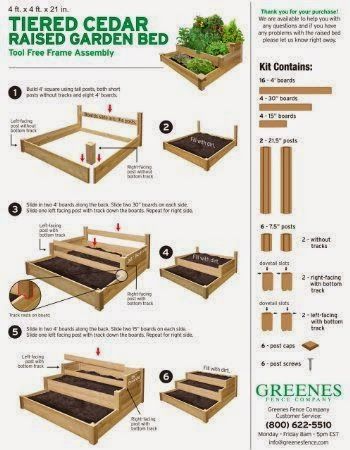 Cedar Raised Garden Beds, Raised Vegetable Gardens, Building A Raised Garden, Tiered Garden, Diy Raised Garden, Raised Garden Beds Diy, Garden Design Layout, Home Vegetable Garden, Creative Gardening