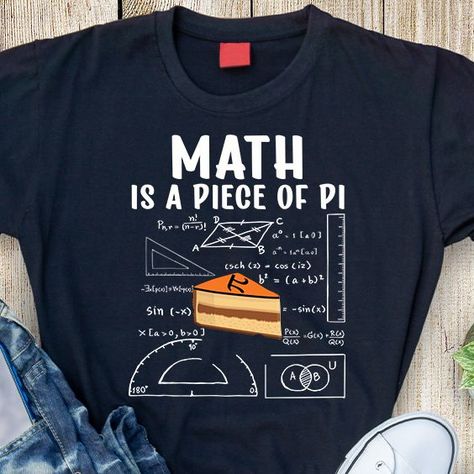 Math Classroom Elementary, Pie Math, Math Tshirts, Math Classroom Posters, Nerdy Style, Math Club, Math Major, Pi Shirt, Pi Day Shirts